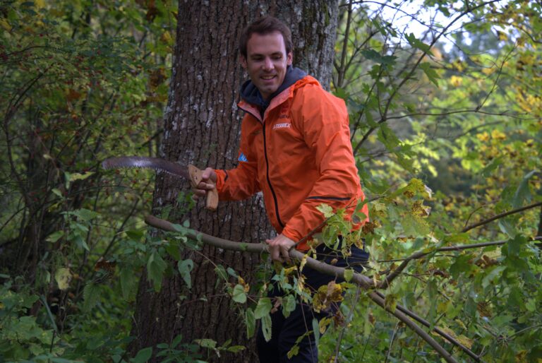 Biotopflege mit Simon Schempp